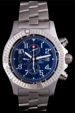 Silver Stainless Steel Band Top Quality Luxury Avenger Stainless Steel Watch 4037 Breitling Replicas