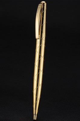 Christian Dior Pattern Grooved Gold Ballpoint Pen 622743 Replica Pen