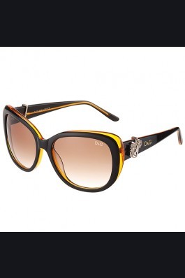 Replica Dolce and Gabbana Yellow With Silver Roses Sunglasses 308029
