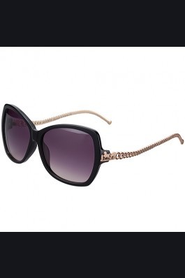 Replica Hermes Chain Motif Black Sunglasses 307834