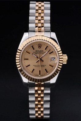 Stainless Steel Band Top Quality Gold Datejust Luxury Watch 129 5073 Replica Rolex Datejust