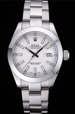Rolex Datejust Stainless Steel Case White Dial 622266 Replica Rolex Datejust