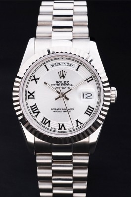Stainless Steel Band Top Quality Rolex Day-Date Luxury Watch 185 5111 Rolex Replica Aaa