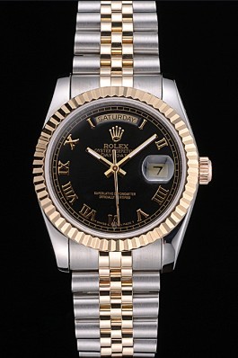 Gold Top Quality Rolex Swiss Mechanism Gold Luxury Watch 5372 Rolex Replica Aaa
