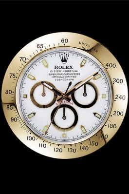 Rolex Daytona Cosmograph Wall Clock Gold-White 621911 Rolex Daytona Replica