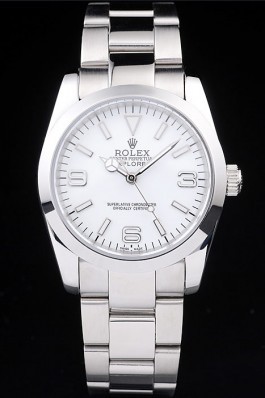 Rolex Explorer Polished Stainless Steel White Dial 98086 Replica Rolex