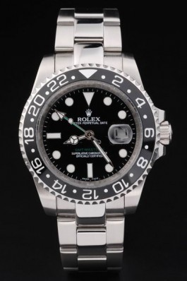 Stainless Steel Band Top Quality Silver GMT Master II Swiss Mechanism Luxury Watch 5354 Rolex Replica Gmt