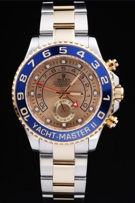 Stainless Steel Band Top Quality Rolex Gold Yacht-Master II Luxury Watch 234 5147 Rolex Replica Cheap