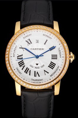 Swiss Cartier Ballon Bleu GMT Silver Dial Rose Gold Case And Bracelet Cartier Replica