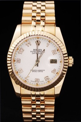 Gold Top Quality Rolex Swiss Mechanism Gold Luxury Watch 5324 Replica Rolex Datejust