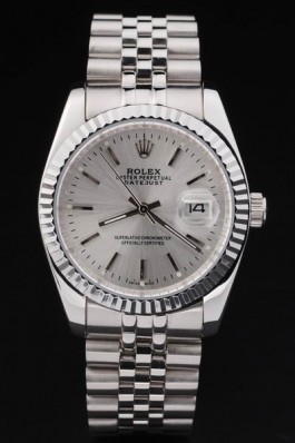 Swiss Mechanism Top Quality Rolex Silver Luxury Watch 5340 Replica Rolex Datejust