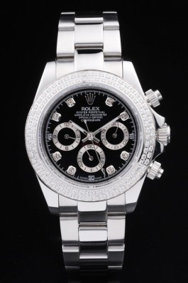 Stainless Steel Band Top Quality Rolex Silver Luxury Watch 166 5095 Rolex Daytona Replica
