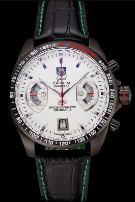 Tag Heuer Carrera Black Stainless Steel Case White Dial 98246 Tag Heuer Replica